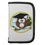 Cute Cartoon Graduation Owl With Cap & Diploma Organizers