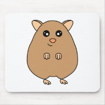 Cute Cartoon Hamster Mousepad