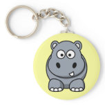 Cute Cartoon Hippo keychains
