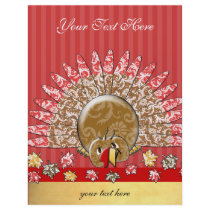 Cute Cartoon Holiday Turkey flyers