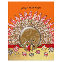 Cute Cartoon Holiday Turkey flyers