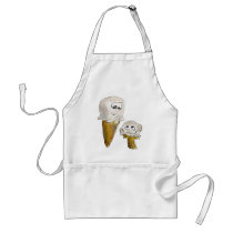Cute Cartoon Ice Cream Cones aprons
