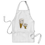 Cute Cartoon Ice Cream Cones Apron