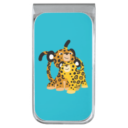 Cute Cartoon Jaguars In Love Money Clip