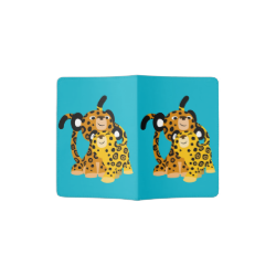 Cute Cartoon Jaguars In Love Passport Cover Passport Holder