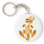 Cute Cartoon Jumping Kangaroo Keychain