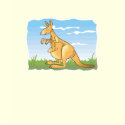 cute cartoon kangaroo and baby t-shirts by doonidesignsanimals cute cartoon kangaroo and baby t-shirts