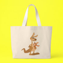 Nette Karikatur-Känguru Mama-und Joey Tasche taschen