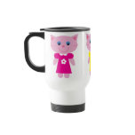 Cute Cartoon Kittens In Colorful Dresses Custom mugs