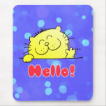 Cute Cartoon Kitty Hello