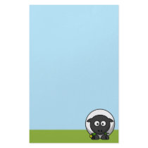 Cute Cartoon Lamb Stationery Design