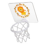 Cute Cartoon Lion Mandala Basket Ball Hoop Mini Basketball Backboards