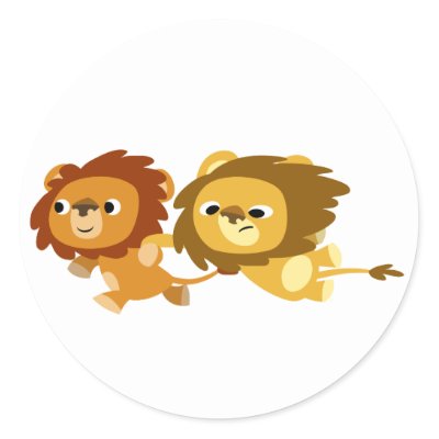 Cute Animated Lions