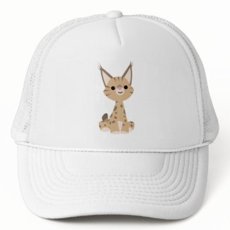Cute Cartoon Lynx Hat hat