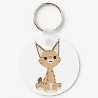 Cute Cartoon Lynx Keychain keychain