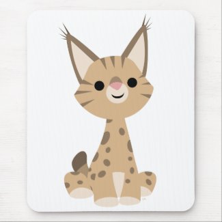 Cute Cartoon Lynx Mousepad mousepad