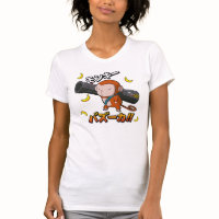 Cute Cartoon Monkey with Rocket Launcher Shirts