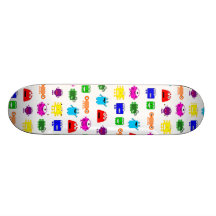 Cute Cartoon Monsters Skate Decks