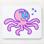 Cute Cartoon Octopus Aquatic Animal Funny Mousepad