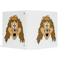 Cute Cartoon of a Dog. Vinyl Binders