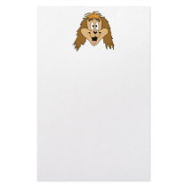 Cute Cartoon of a Dog. Customized Stationery