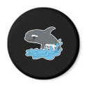 cute cartoon orca killer whale magnets by doonidesignsanimals cute cartoon orca killer whale magnets