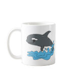 cute cartoon orca killer whale mugs