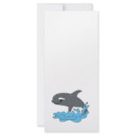 cute cartoon orca killer whale rack cards