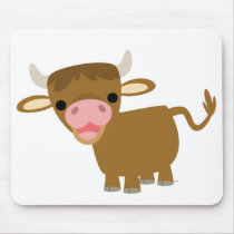 Cute Cartoon Ox mousepad by Lioness_Graphics Cute Cartoon Ox mousepad