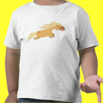 T-shirt bonito das crianças do pônei do Palomino d by Lioness_Graphics T-shirt bonito das crianças do pônei do Palomino d