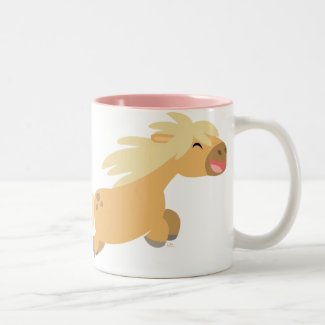 Cute Cartoon Palomino Pony Mug mug