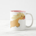 Cute Cartoon Palomino Pony Mug by Lioness_Graphics Cute Cartoon Palomino Pony Mug
