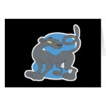 cute cartoon panther cards