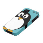 Cute Cartoon Penguin - iPhone 4 4s Vibe iPhone 4 Cases