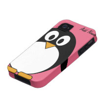 Cute Cartoon Penguin - iPhone 4 4s iPhone 4 Cover