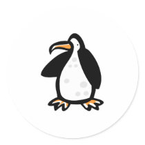 cute cartoon penguin stickers