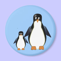 Cute Cartoon Penguins Magnet magnets