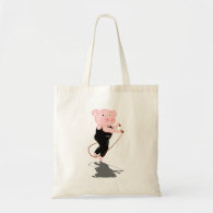 Cute Cartoon Pig Skipping Bag
