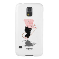 Cute Cartoon Pig Skipping Case For Galaxy S5