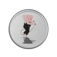 Cute Cartoon Pig Skipping Speaker