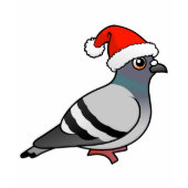 Pigeon Santa Claus Kids Dark T-Shirt