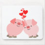 Cute Cartoon Pigs in Love Mousepad