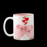 Cute Cartoon Pigs in Love Mug