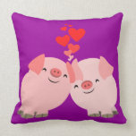 Cute Cartoon Pigs in Love Pillow