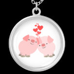 Cute Cartoon Pigs Necklace