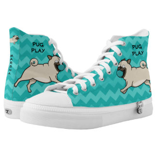 pug tennis shoes pug s printed shoes zazzle pug tennis shoes pug s printed shoes zazzle
