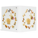 Cute Cartoon Ponies Mandala Avery Binder binder