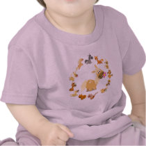 Cute Cartoon Ponies Mandala Baby T-Shirt