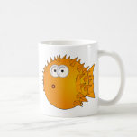 Cute Cartoon Puffer Fish Coffee Mug