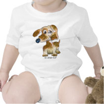 Cute Cartoon Puppy Dogs Baby Onesies T-shirts